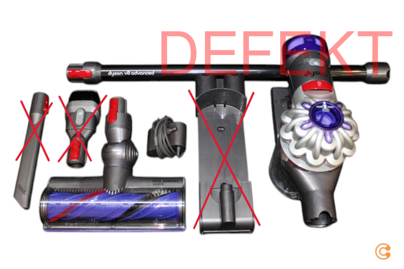 D-Ware Dyson V8 Akku Handstaubsauger Staubsauger Sauger Beutellos Defektware - 5025155081839