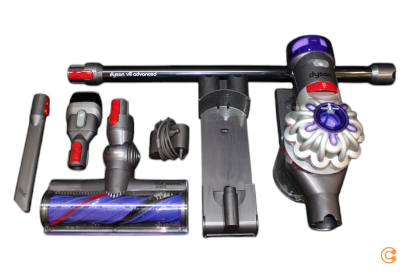 B-Ware Dyson V8 Akku Handstaubsauger Staubsauger Beutellos Silber Nickel Siehe Text - 5025155081839