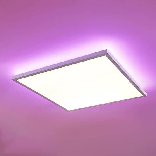 Panneau LED Arcchio Brenda CCT de qualité B, plafonnier avec télécommande 60 x 60