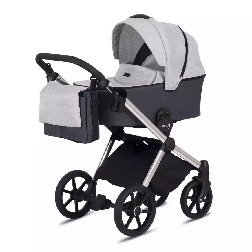 Knorr-baby Life + 2.0 Silver Edition Anthrazit Kombi-Kinderwagen - 4250341318845