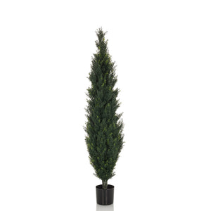 B-Ware hjh OFFICE Kunstpflanze Kunstbaum Zeder CEDRUS 152 cm grün künstlich Kunstblume