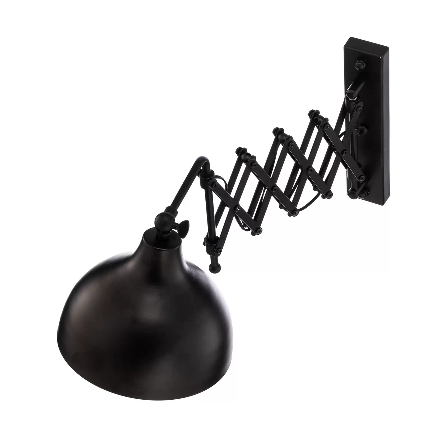 B-Ware Wandleuchte Hap 9082 Bsy Mit Scherenarm Schwarz Wandlampe Lampe Leuchte Spot