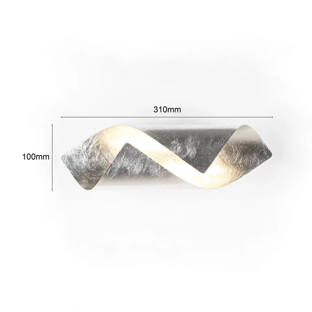Lindby Wrenjo LED-Wandlampe silber 31 cm Wandleuchte Lampe Leuchte Innenleuchte