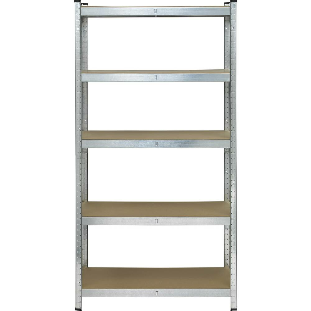 B-Ware Toolcraft Kct20 C Schwerlastregal Regal Lagerregal 175kg 90x180x40cm Mdf Silber