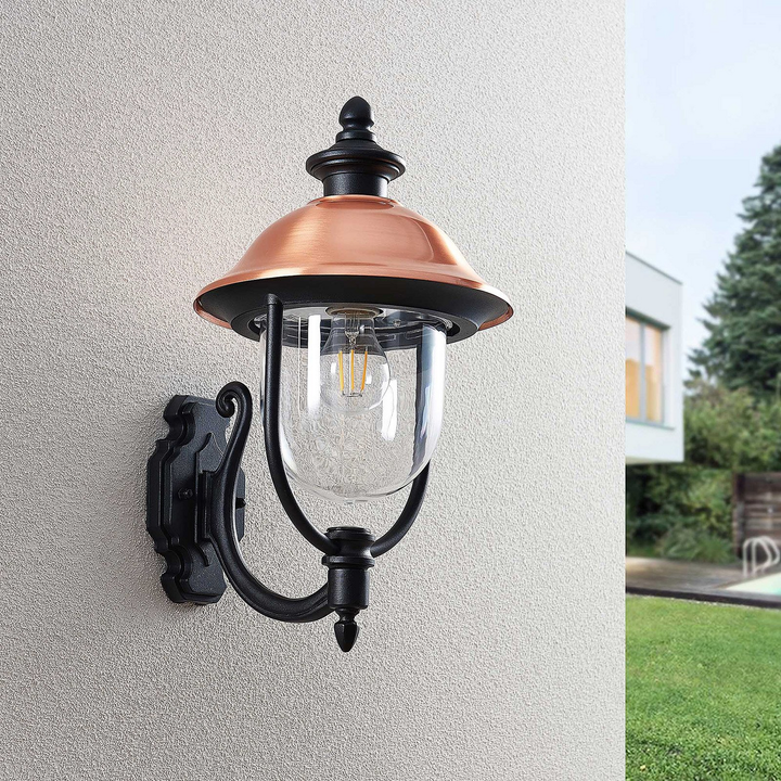 Lindby Clint Außenwandleuchte Gartenleuchte Terrassenlicht Deko Außenleuchte 61 B-Ware