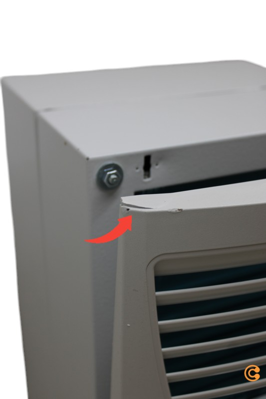 B-Ware Rittal Sk 3361.500 Kühlgerät Schaltschrank Peripherie Siehe Text/Foto