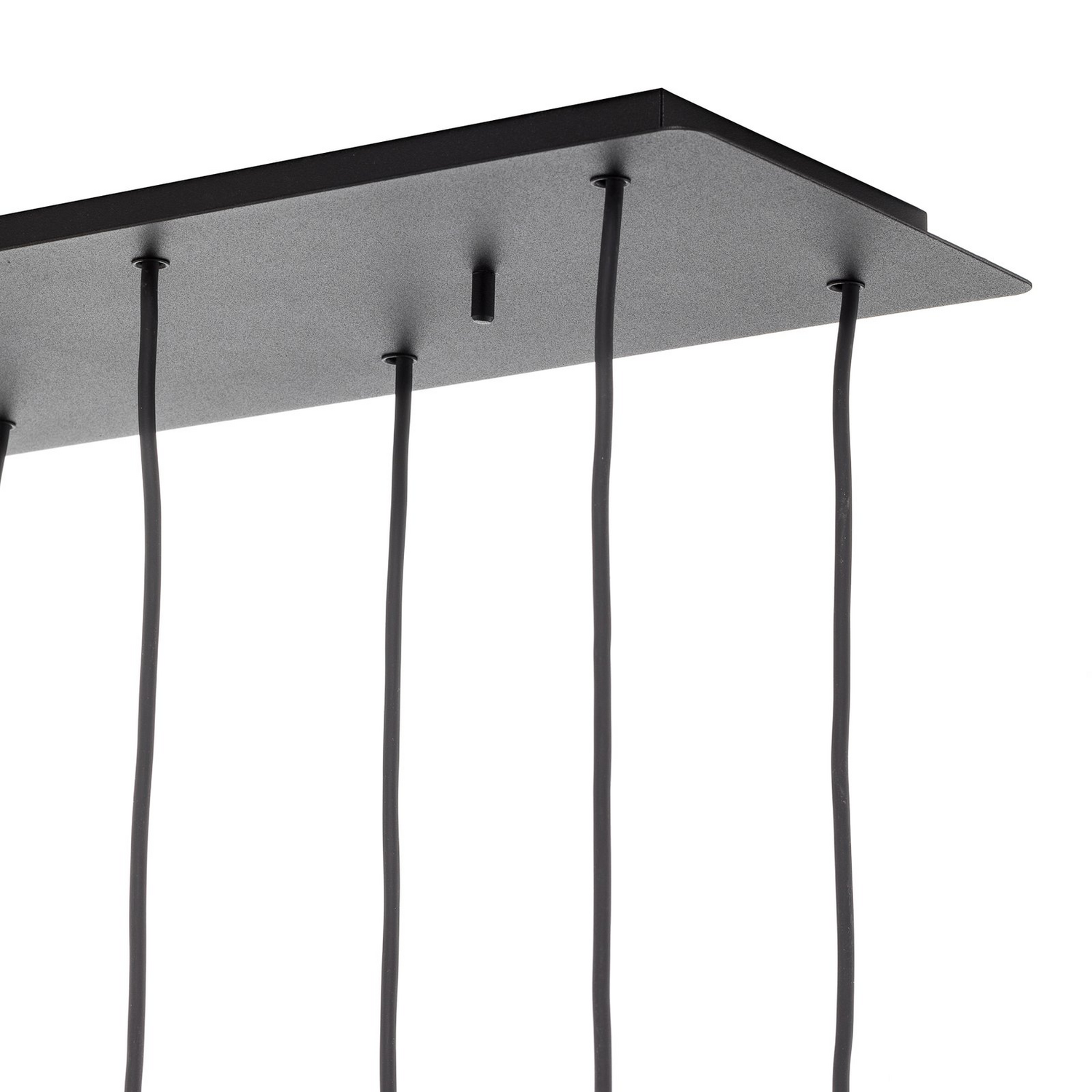 Hängeleuchte Hängeleuchte Lampe Leuchte Licht Laser Zehnflammig Schwarz Stahl B-Ware - 5903139892391