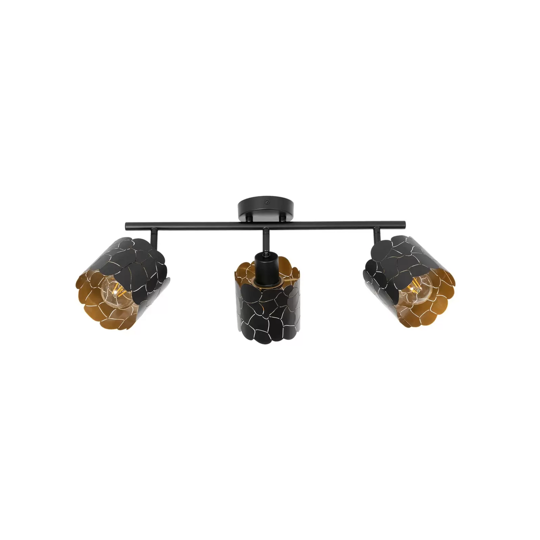 Lindby Deckenleuchte Aralena Schwarz Gold Länge 70 Cm Deckenlampe Lampe Leuchte  B-Ware - 4251911786255
