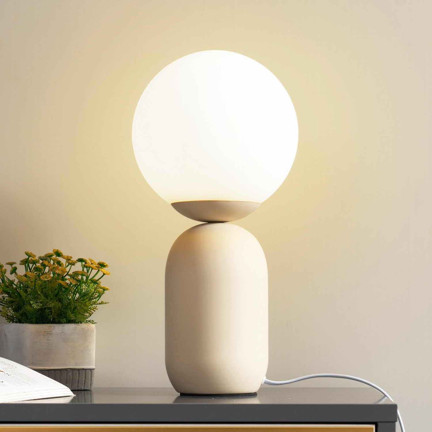 B-Ware Lindby Lennes Tischleuchte Tischlampe Leuchte Lampe Tischbeleuchtung