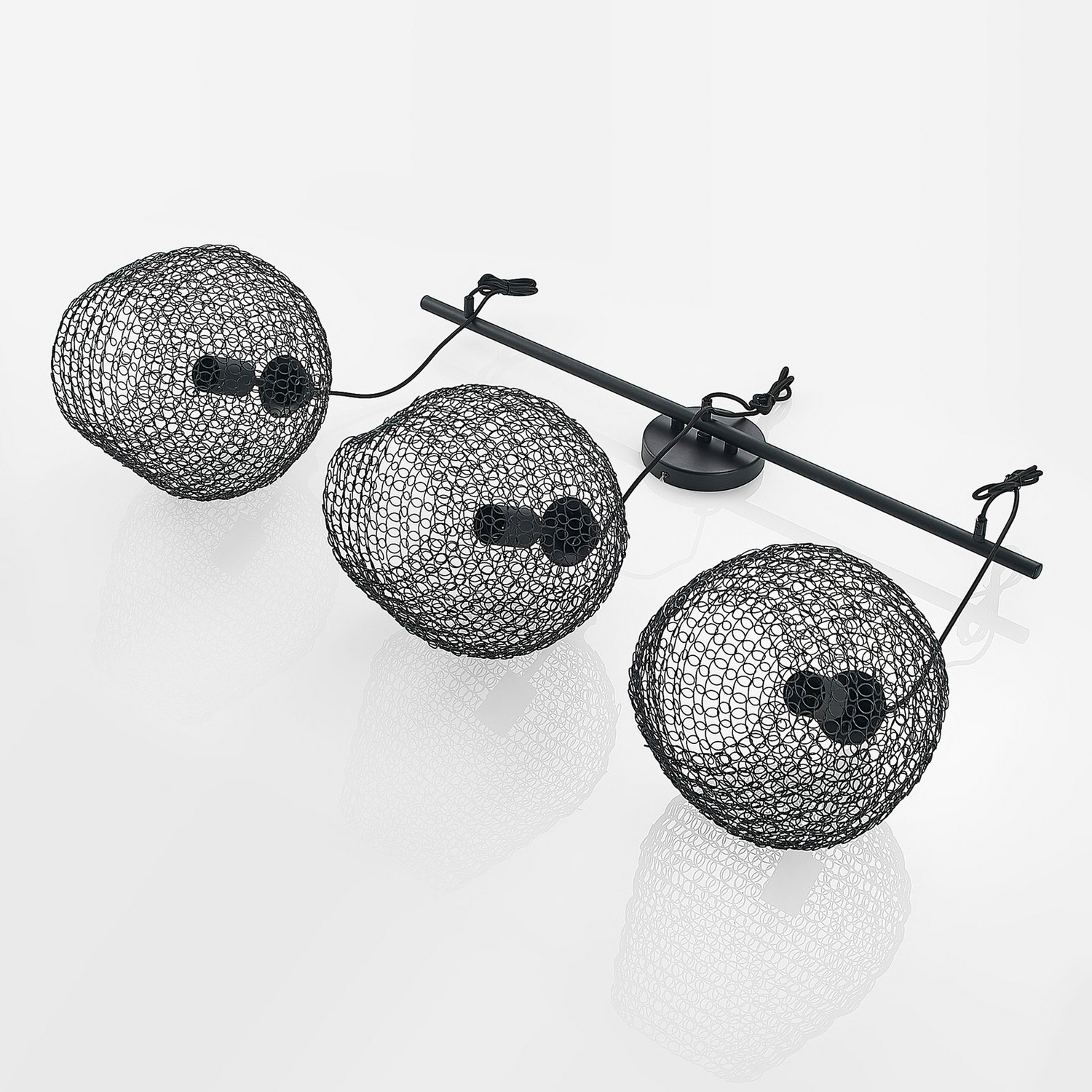 Lindby Benja Pendellampe Hängeleuchte Hängelampe Deckenlampe Dreiflammig Schw214 B-Ware - 4251911710472