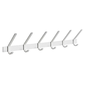 B-Ware E15 Garderobe Hakenleiste Flurmöbel Wandhaken Signalweiß 85cm 6 Haken Garderobe