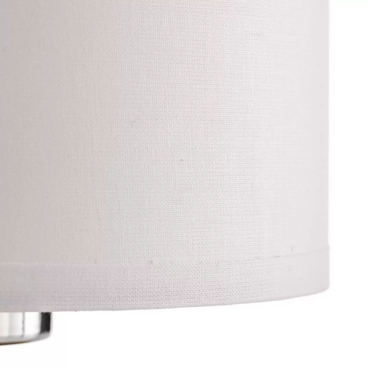 Spot-Light Tischlampe Tischleuchte Lampe Trongo Zylinder weiß Kabel schwarz
