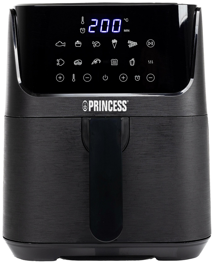 Princess Heißluft-Fritteuse 1350 W Airfryer Display Timerfunktion Fritteuse Ofen