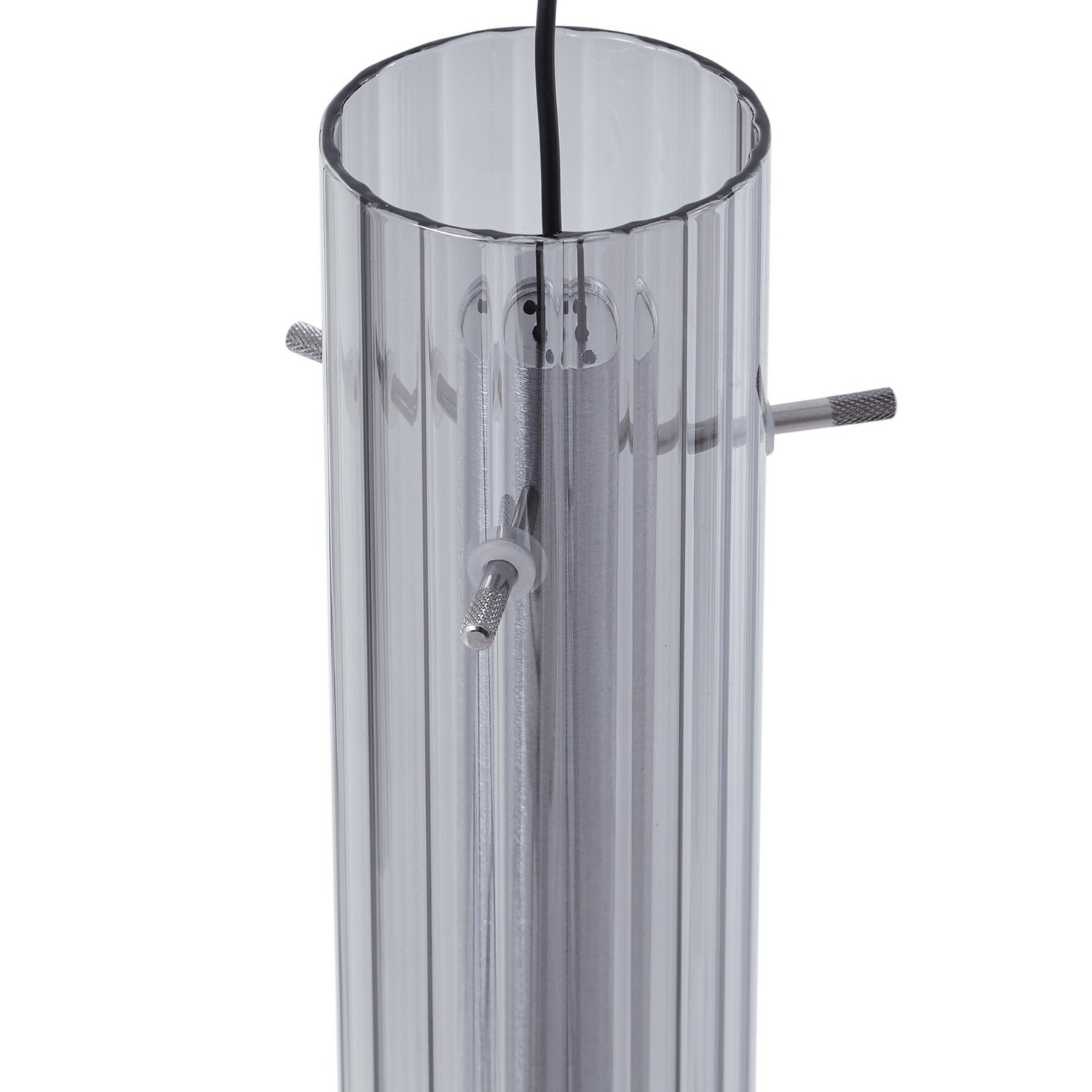 Lucande Led Deckenleuchte Korvitha 5 Flammig Grau Glas Deckenlampe Lampe Spot B-Ware - 4251911775846