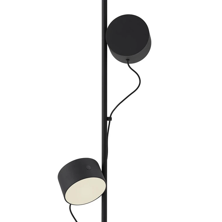 B-Ware Muuto Stehlampe Stehleuchte Led Post Schwarz Wohnzimmerlampe Dimmbar