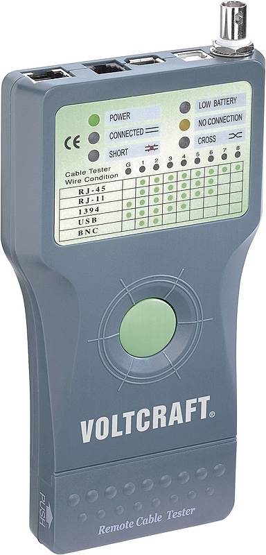 Voltcraft Kabeltester Ct 5 Kabelprüfer Signalprüfer Kabelprüfgerät Signalmesser B-Ware - 4016138520538