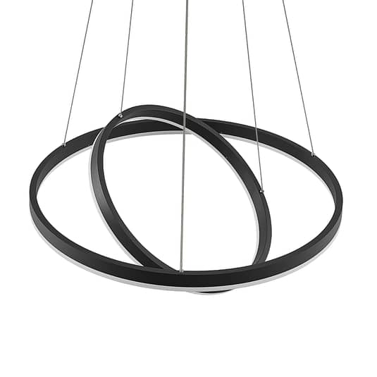 Arcchio Albiona Led Hängeleuchte Hängeleuchte Lampe Leuchte Led Schwarz 2 Ringe B-Ware - 4251096597677