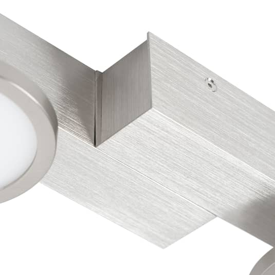 B-Ware Lucande Kellino Deckenleuchte Deckenlampe Deckenlicht Leuchte 4 Flammig Nickel