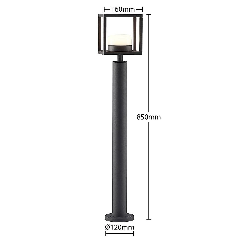 Lucande Timio Wegeleuchte Lampe 85 cm Sockelleuchte Wegelampe Aussenleuchte