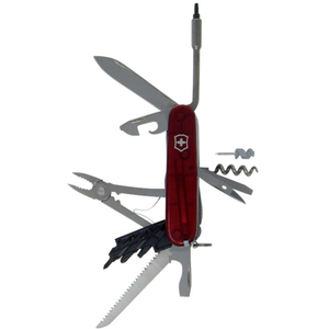 B-Ware Victorinox Cyber Tool Schweizer Taschenmesser Funktionen 41 Rot Transparent Stahl