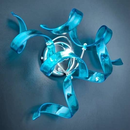 Metallux Wandleuchte Blue Wandlampe Wandlicht Flurleuchte Deko Bildleuchte G9 B-Ware - 8058983362273