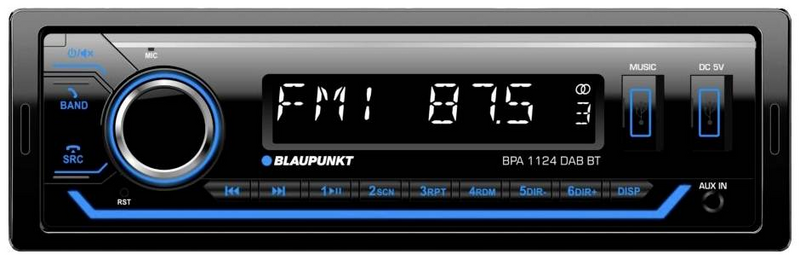 B-Ware Blaupunkt Bpa 1124 Dab Bt Autoradio Bluetooth Freisprecheinrichtung Dab Tuner