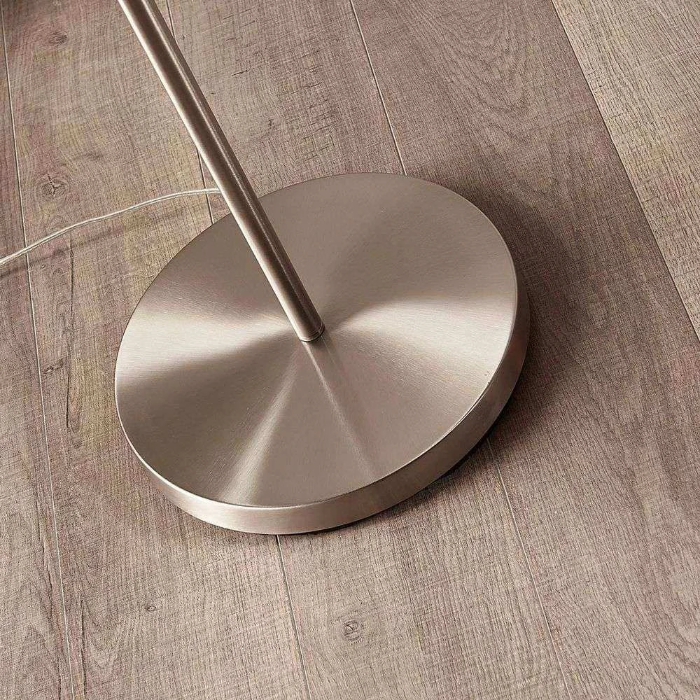 Lampadaire Lindby Parsa de seconde catégorie, éclairage LED, culot E27, 1 ampoule