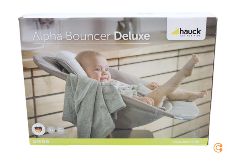 B-Ware Hauck Bouncer Deluxe 2in1 Babywiege Babyschaukel Wippe Wiege Schaukel Grau