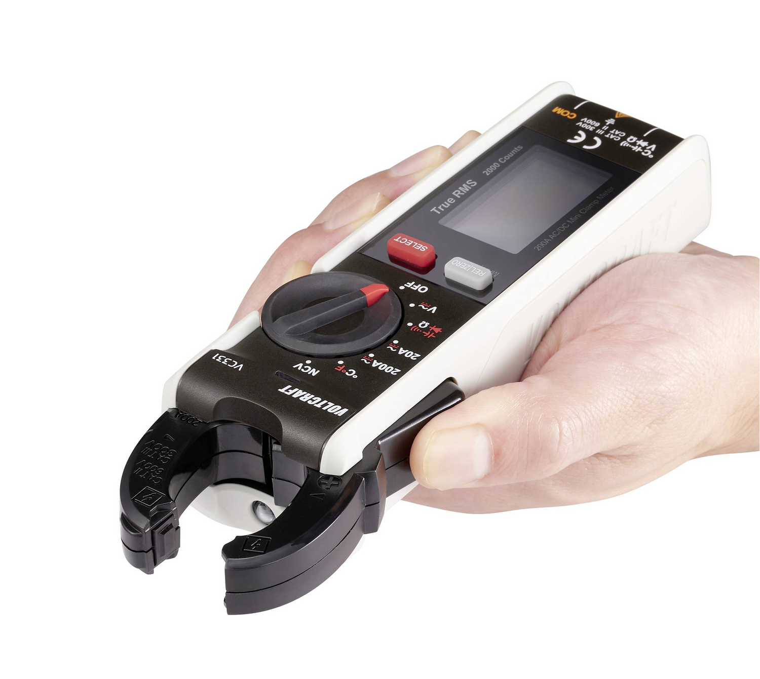 B-Ware Voltcraft Cat Ii Vc 331 Stromzange Strommesser Multimeter Strom Messer Zange
