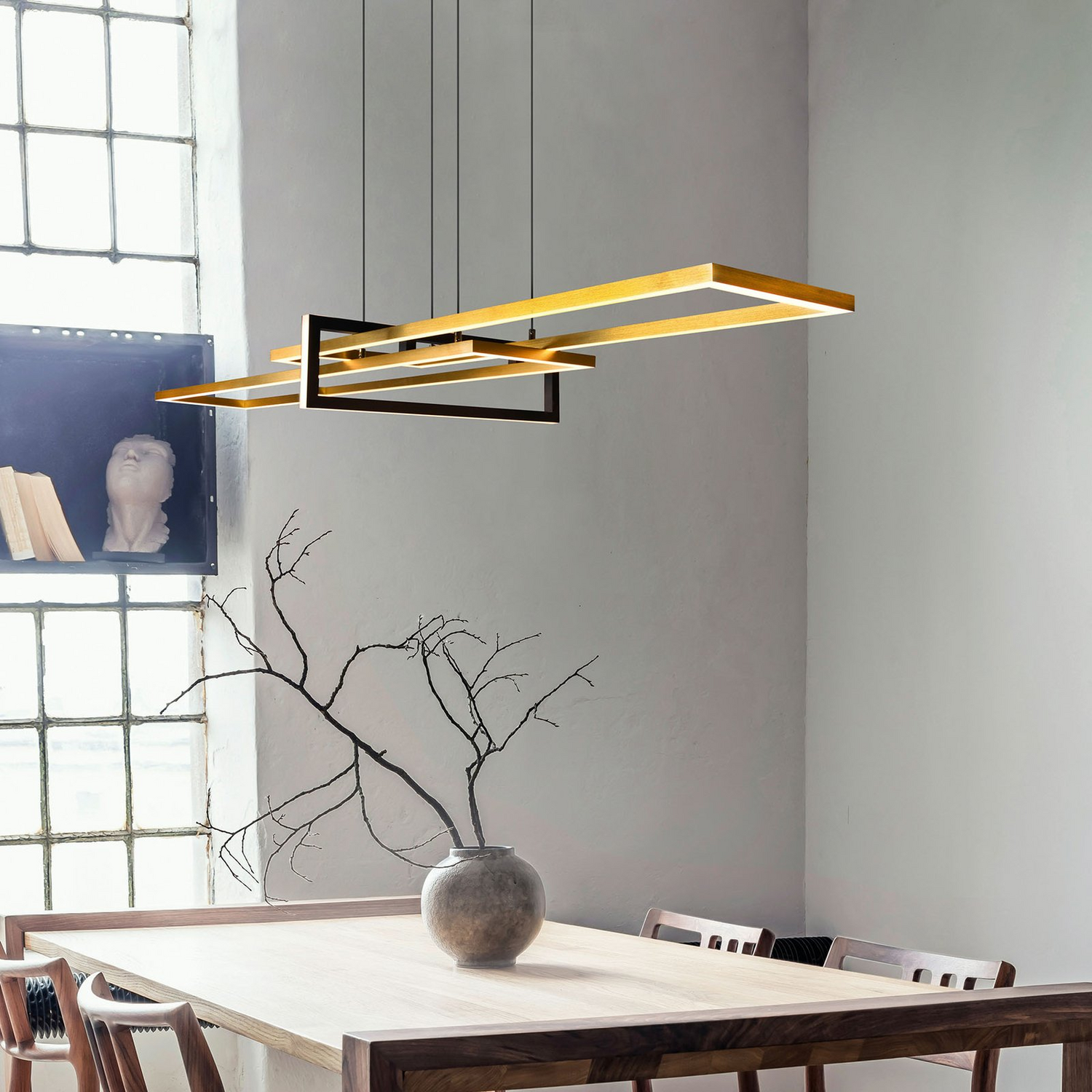 Trio Lighting Led Hängeleuchte Salinas Led Deckenlampe Pendelleuchte Led Gol548 B-Ware