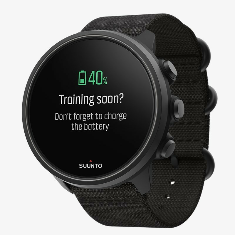 Suunto 9 Baro Smartwatch Uhr Multisportuhr GPS Sportuhr Titanium grau schwarz