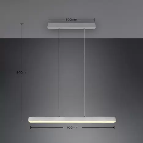 Trio Lighting Led Pendelleuchte Paros Du Oline Hängelampe Deckenleuchte Lampe  B-Ware