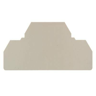 Weidmüller Abschlussplatte Abschlusspanel Zwischenplatte Platte 50 Stück Beige   B-Ware - 4008190190880