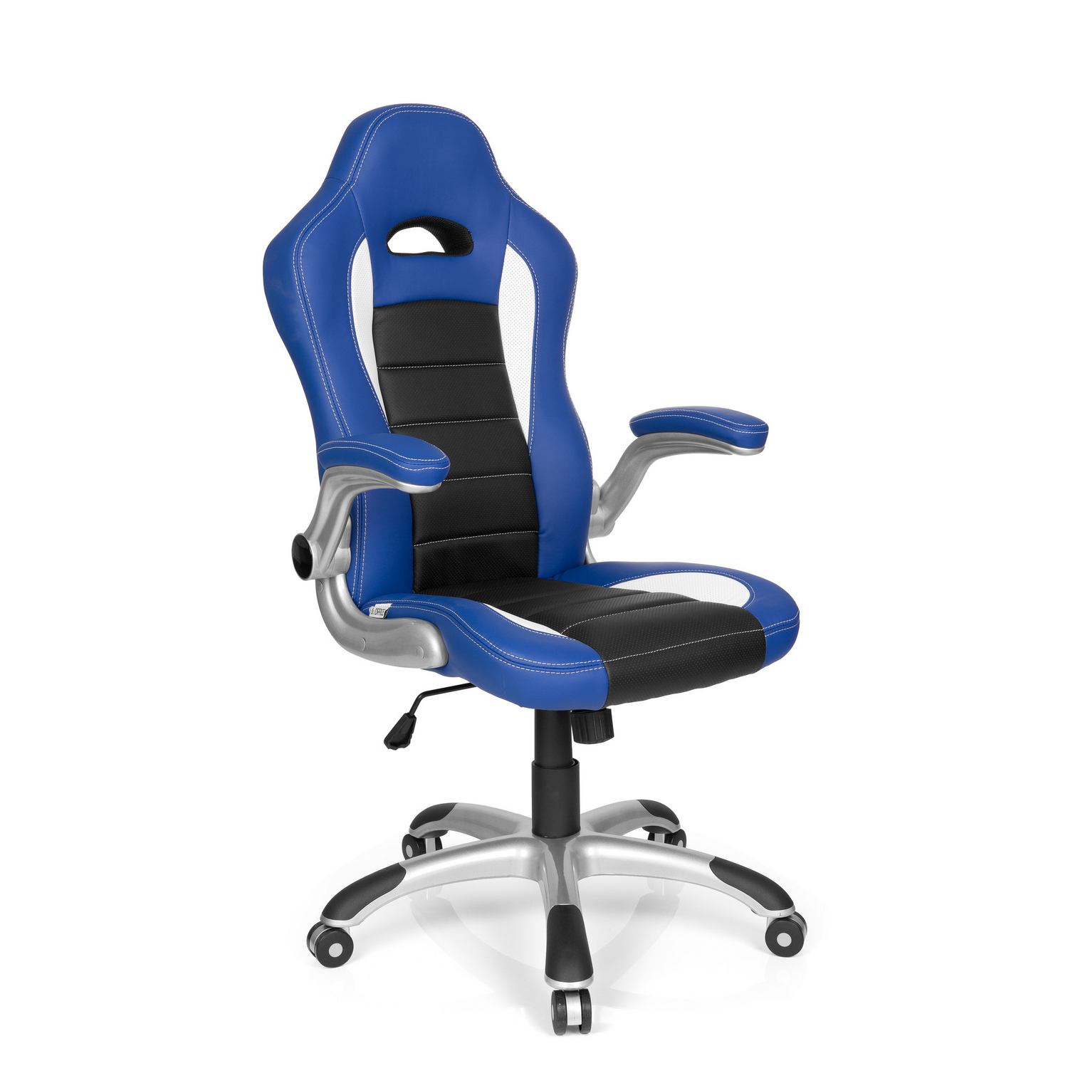 Hjh Office Gaming Stuhl Bürostuhl Game Sport Blau Schwarz Sessel Möbel Sitz B-Ware - 4251084642648