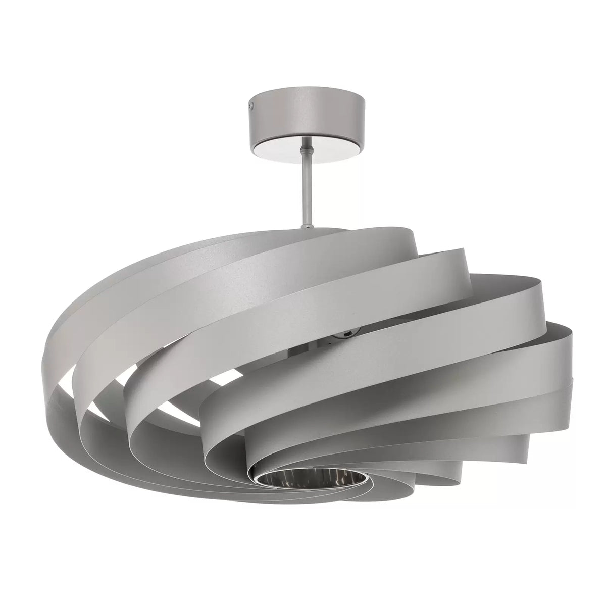 Euluna Deckenleuchte Vento aluminiumfarben Ø 60 cm Metall Deckenlampe Lampe Spot - 4251911799880