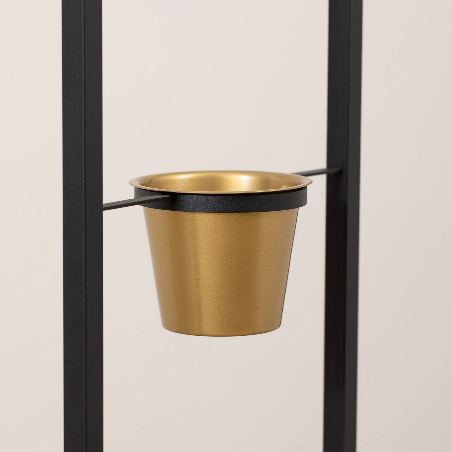 Stehleuchte Flores Stehlampe Standleuchte Leuchte 1 Flammig Schwarz/Gold Stahl B-Ware - 5907565953732