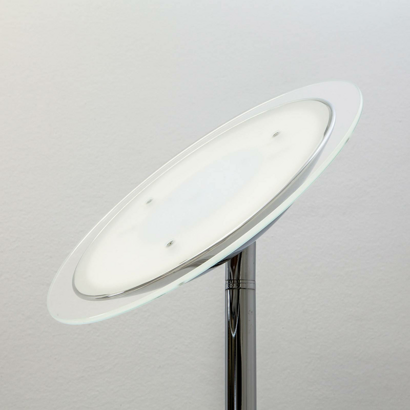 B-Ware Lindby Stehlampe Standlampe Led Chrom Dimmbar Malea Touchdimmer Wohnzimmer306