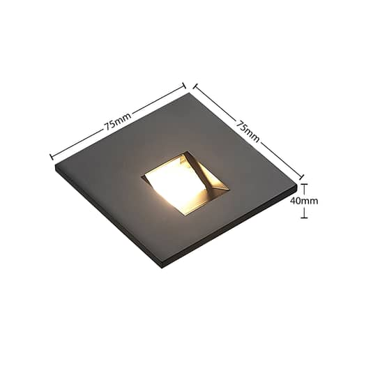 B-Ware Arcchio Vexi Led Einbaulampe Deckenlampe Deckenleuchte Leuchte Cct Schwarz 7,310