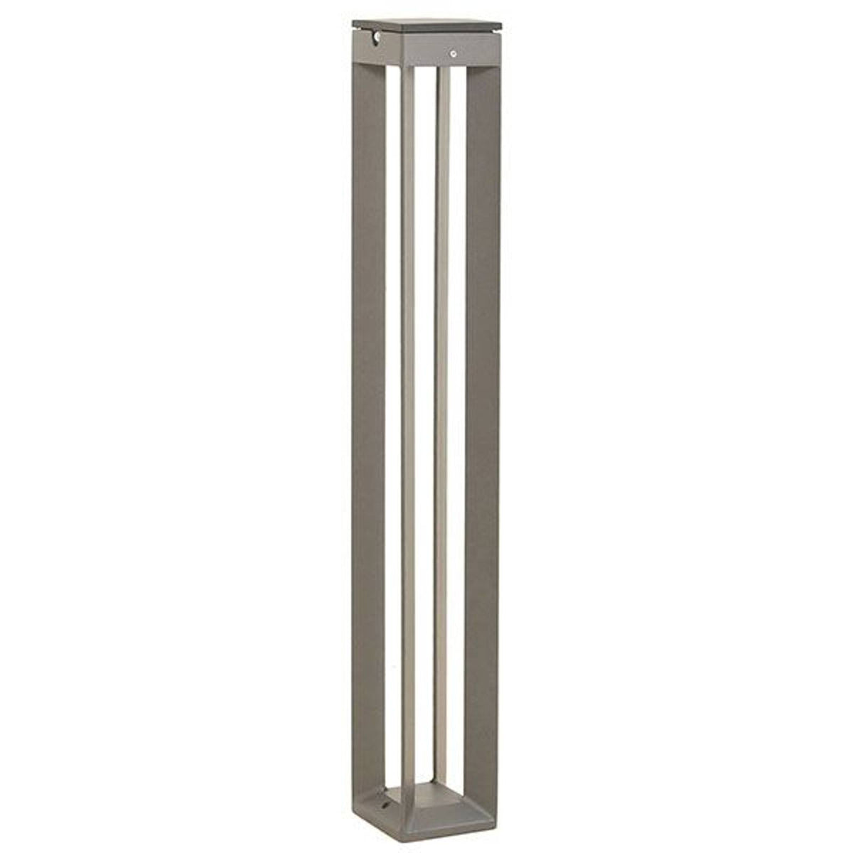Les Jardins Solarleuchte Gartenlampe LED Sensorleuchte Borne Aluminium grau700 - 3561619001712