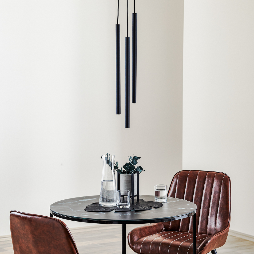 Euluna Hängeleuchte Thin Deckenleuchte Pendelleuchte Leuchte 3 Flammig Schwarz   B-Ware - 5903282730489