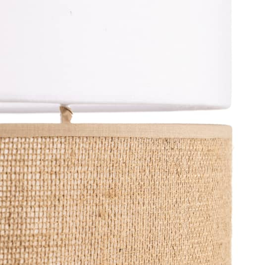 Euluna Hängeleuchte Linobianco Jute Weiß Braun Hängeleuchte Pendelleuchte La369 B-Ware
