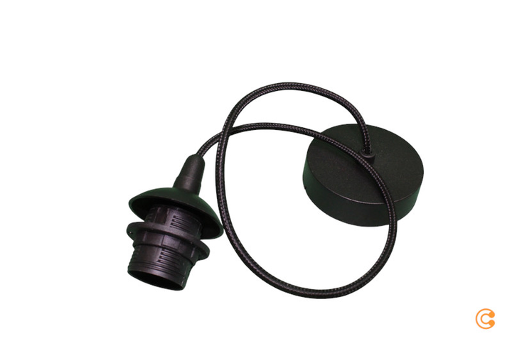 Euluna Hängeleuchte Dorina Deckenlampe Pendelleuchte E27 Schwarz Gold ø 60cm B-Ware