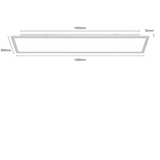 Prios Gelora Led Panel Deckenlampe Deckenleuchte Lampe Leuchte 4.000 K 120x30804 B-Ware - 4251096569254