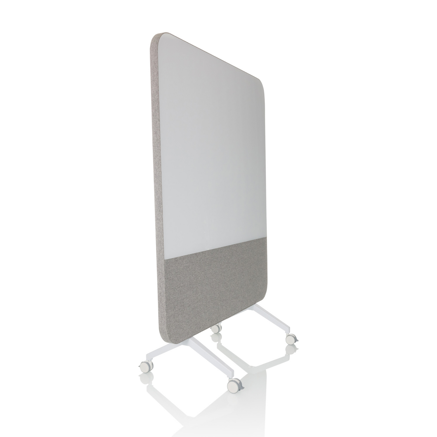 B-Ware Hjh Office Vision Board Akustikwand Whiteboard Grau Textil Trennwand845 - 4064323036012