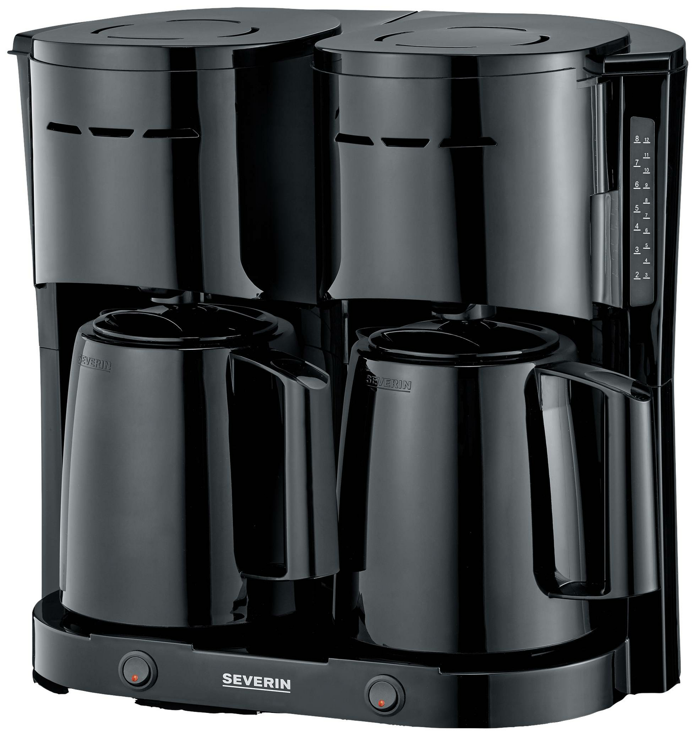 Machine à café Severin Duo, machine à café filtre avec 2 carafes isothermes, carafe isotherme 640 (produit de seconde main)