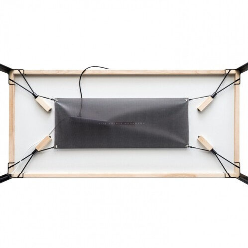 Moormann Seiltänzer Kabelnetz 110x40cm Schwarz Pvc Gewebe Gummiseil Mit 4 Haken  B-Ware