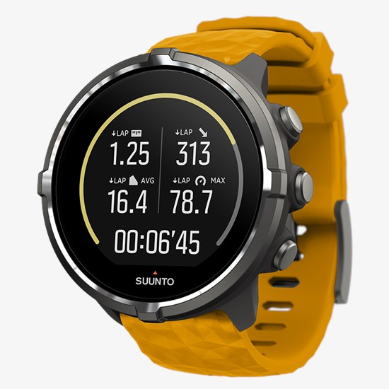 Suunto Spartan Sport Wrist Hr Baro Amber Uhr Fitnessuhr Fitness Smartwatch Gelb B-Ware