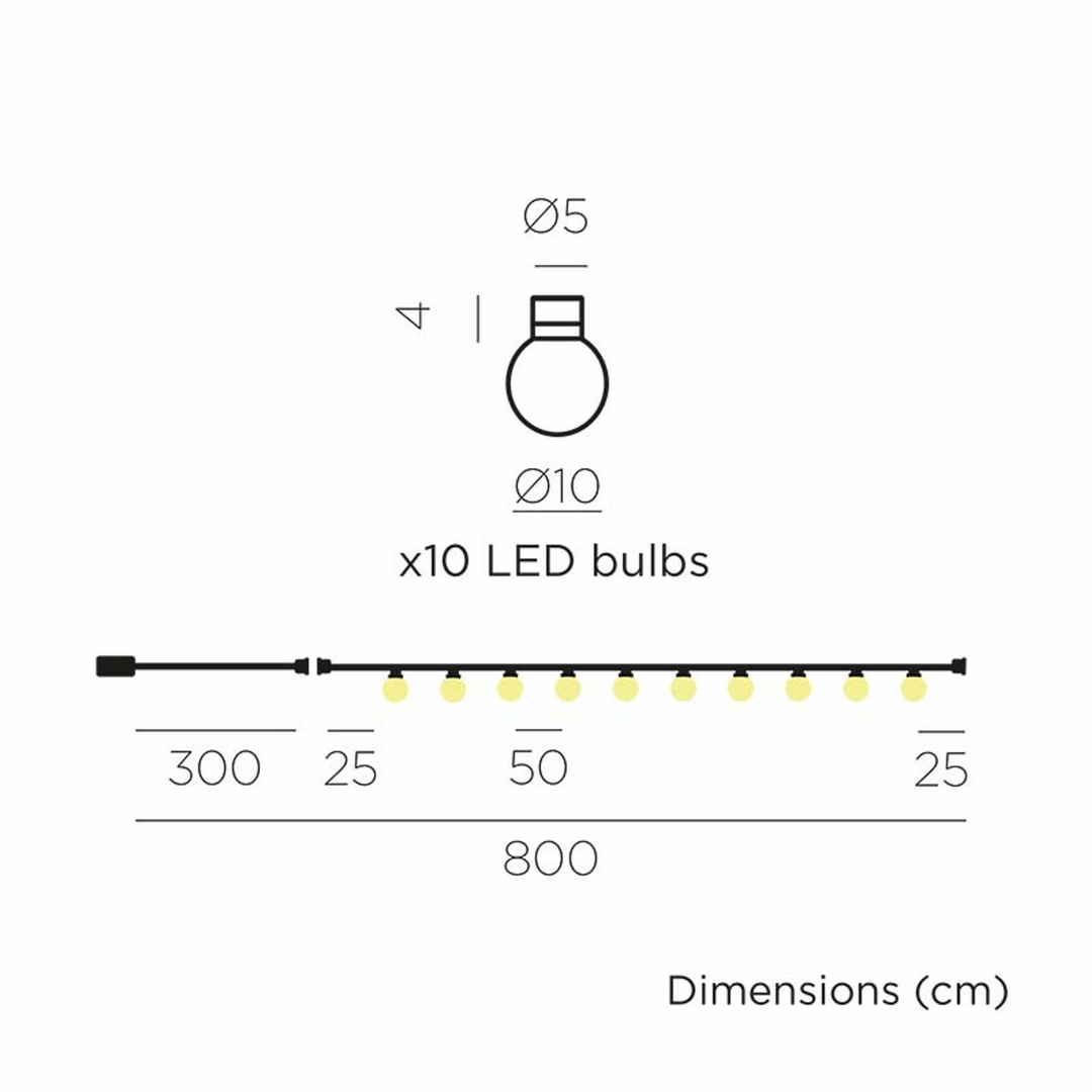 Newgarden Bruna Led Solarlichterkette Lichterkette Girlande Solar Panel 8 Me436 B-Ware