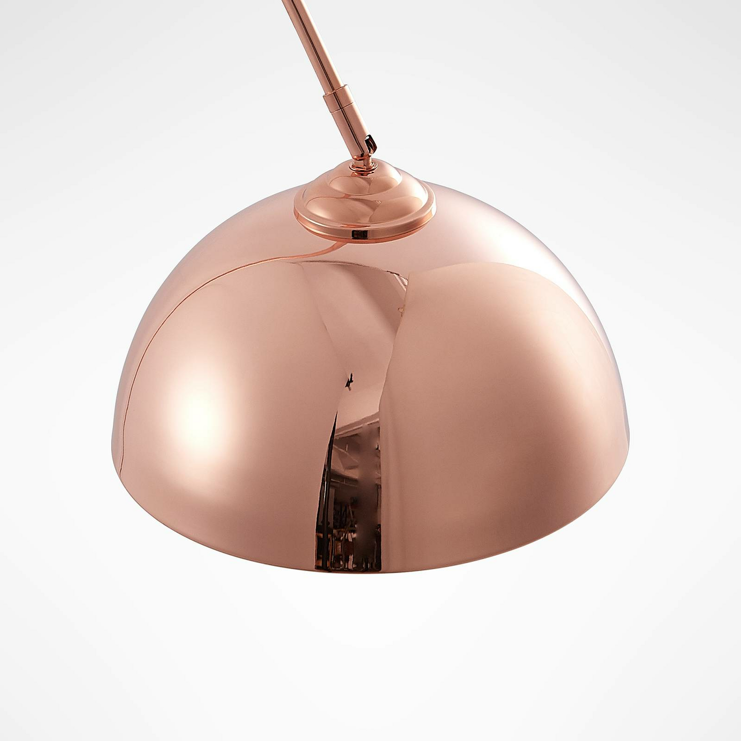 Lindby Lennart Bogenstehleuchte Stehleuchte Standlampe Stehlampe Leuchte Kupfer B-Ware