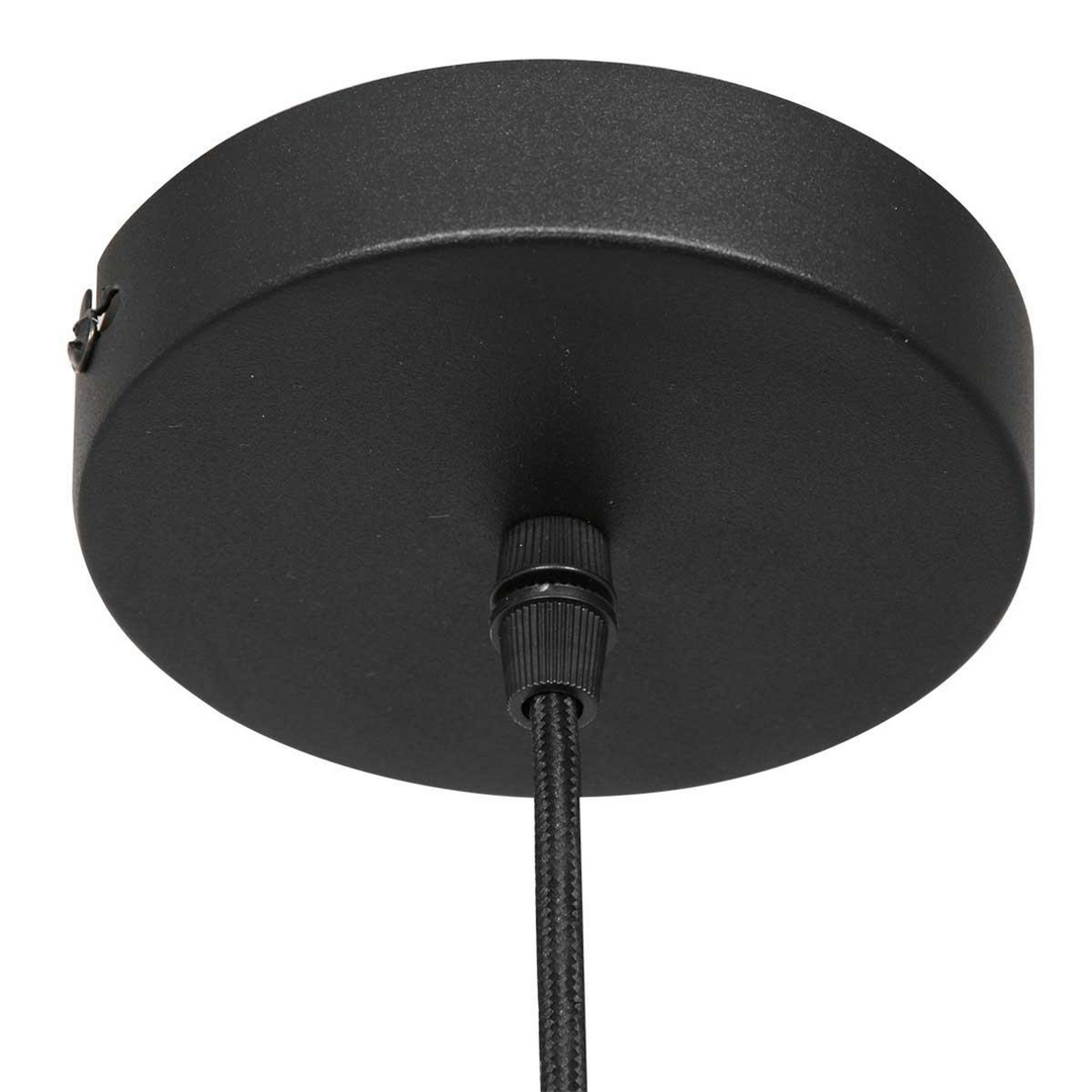 Steinhauer Hängeleuchte Bollique Schwarz ø 25 Cm Glas Kugel Deckenlampe Lampe797 B-Ware
